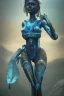 Placeholder: portrait,beautiful african robotic sirene, post-apocalyptic in a cyberpunk city, realistic, intriacte detail, sci-fi fantasy style, volumetric lighting, particales,highly detailed,cinematic, deep blue.