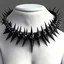 Placeholder: choker with lots of spikes