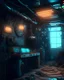 Placeholder: Futuristic gadget room made with engine parts and wires dysoptia cyberage HAWKEN postapocalyptic dysoptia scene photorealistic uhd 8k VRAY highly detailed HDR