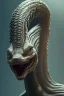 Placeholder: snake alien, head,8 eyes, evil, 8k, with hairs, finely detailed, photo realistic