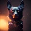 Placeholder: black dog, steampunk, unreal 5, octane render, cinema4d, dynamic lighting, dramatic lighting, 4k, redshift render, highly detailed, hyper realistic