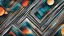 Placeholder: Abstract color texture. Modern futuristic pattern