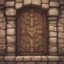 Placeholder: stone wall texture, warcraft game art style