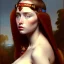 Placeholder: Epic fullbody Portrait of amazon redhead beatiful booty busty warrioress estilo Jean Auguste Dominique Ingres 4k