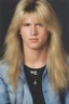 Placeholder: full color image, 1980's yearbook photo, teenager, Vince Neil, 14 years old, photorealistic, --ar 9:16 --style raw