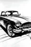 Placeholder: Drawin car Black and white