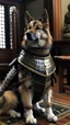 Placeholder: Dog with general samurai armor anime