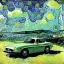 Placeholder: volvo p1800 by VAN GOGH