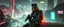 Placeholder: cyberpunk space city, in valley, close up on realistic A charming smiling space pirate hi class girl and macho soldier companion with disco ball rocket shooting sparks backpack sitting on roof of buss , Blew a fuse in his hips and short-circuited his bits, The Martian fluffy gremlins went wild, the Plutonians dogs screamed, Even black-and-white aliens turned ultraviolet green! in the style of fallout 4 and HR Giger, background motion blur , and volume spot lights
