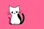 Placeholder: cute cat illustration isolated