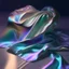 Placeholder: iridescent cloth