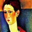 Placeholder: looking at a woman AMADEO MODIGLIANI