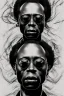 Placeholder: Miles Davis portrait, 8k resolution, detailed skin, detailed hair, r_drawings_rene, scribble, scribble drawing, scribble art, deviantart, rdrawings25