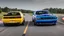 Placeholder: Dodge Challenger Hellcat As Bugatti Chiron Ultimately Tuned , 4k, photorealistic, Cinematic, rear view