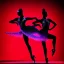 Placeholder: Jazz dancers, Silhouettes, gestures, vivid colors