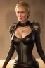 Placeholder: Cersei Lannister as evil dominatrix in black leather, busty, cleavage, curvy, lena headay, angry, stern look. character design by cory loftis, fenghua zhong, ryohei hase, ismail inceoglu and ruan jia. unreal engine 5, artistic lighting, highly detailed, photorealistic, fantasy