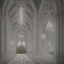 Placeholder: white color gothic palace inside with 5 thrones