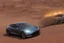 Placeholder: A Tesla 'Model S' is racing at top speed, in Mos Eisley on the planet Tatooine. (CINEMATIC, WIDE ANGLE LENS, PHOTO REAL)