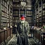 Placeholder: gentleman in old library