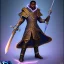 Placeholder: cosmic mage, elf, male, battle mage, sword, epic, dark skin