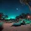 Placeholder: (crazy psychedelic high res 3D anaglyph photo by Ray Harryhausen) Night, stars in the sky, The good old druid pinning Giselle to the ground in a grove in Los Angeles, California, February 2019