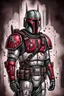 Placeholder: Star Wars Boba Fett in a Deadpool style armor