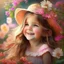 Placeholder: very beautiful ,lovely showing a young girl happiness, image for happy world girl's day