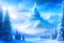 Placeholder: Generate an image depicting a vast, magical land of ice and snow, with towering snow-covered trees, a majestic ice palace in the distance, and gentle snowflakes falling from the sky."
