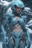 Placeholder: Snow alien ,hyper detailed, digital art, trending in artstation, cinematic lighting, studio quality, smooth render, unreal engine 5 rendered, octane rendered, art style by klimt and nixeu and ian sprigger and wlop and krenz cushart