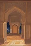 Placeholder: inside a Mughal mosque at night, by artist "Ingrid Umber", by artist "Sienna Lamberts"