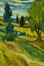 Placeholder: paysage by van gogh, suite de fibonaci, art paiting