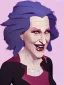 Placeholder: Portrait of a 30 year old strange witch like Bette Midler