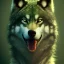 Placeholder: Green Wolf, red eyes, 8K, cinematic lighting, sharp focus, masterpiece, expert