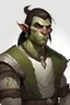 Placeholder: teen pretty half orc male