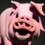 Placeholder: demon pig fire hell pink normal cartoon horns four legs one