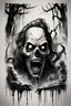 Placeholder: Horror poster easy to draw