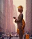 Placeholder: Statue of Queen of photography. Cute blonde woman. Photographer in golden crown. Standing on the street. Big camera in her hand. hyperdetailed, photorealistic, trending on artstation, greg rutkowski, beksinski, kodachrome, lomography, golden hour, bokeh, volumetric light