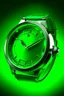 Placeholder: generate an image of green face watch which seem real for blog