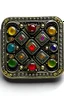 Placeholder: Jewish futuristic square pectoral with 12 precious gems inside it.