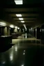 Placeholder: dark, gloomy, 1960's mall, inside