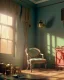 Placeholder: Room scene with sit woman , Wes Anderson styler, realistic photo, concept art, smooth, unreal engine 5, god lights, ray tracing, RTX, lumen lighting, ultra detail, volumetric lighting, 3d.