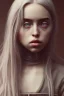 Placeholder: full body, Billie eilish,identify face, skinny clothing , big busty dirty face,,pintura, ,details,texture,8k quality, florest, Minimalism, Romanticism, Expressionism, Impressionism