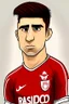 Placeholder: Ryan Raposo Canadian soccer player cartoon 2d