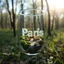 Placeholder: Create hyper-realistic photo of a glass tumbler in a wild forest. Inside, a miniature [Paris] with landmarks. A trasparrent 3D text of [Paris] blends naturally into the landscape . Soft bright daylight, reflections, and subtle imperfections like fingerprints. DSLR quality, sharp focus.