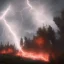 Placeholder: lightning bolt, red, storm, unreal engine, magic