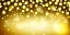 Placeholder: Festive abstract Christmas bokeh background - golden bokeh lights, beige - New Year, Anniversary, Wedding, banner