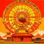 Placeholder: An orange colored oily carnival painted by Frank Lloyd Wright