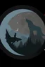Placeholder: Wolf howling at the moon