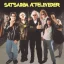 Placeholder: Saturday Night Fever Dream thrash metal album cover featuring Larry David