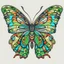 Placeholder: battarflyColoring Book colored